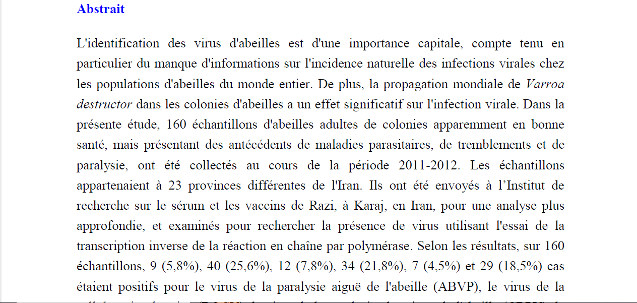 French text