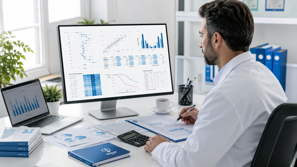 بررسی نمودارها و تحلیلهای آماری مقاله توسط Statistical Reviewer