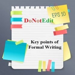 Key points of Formal Writing