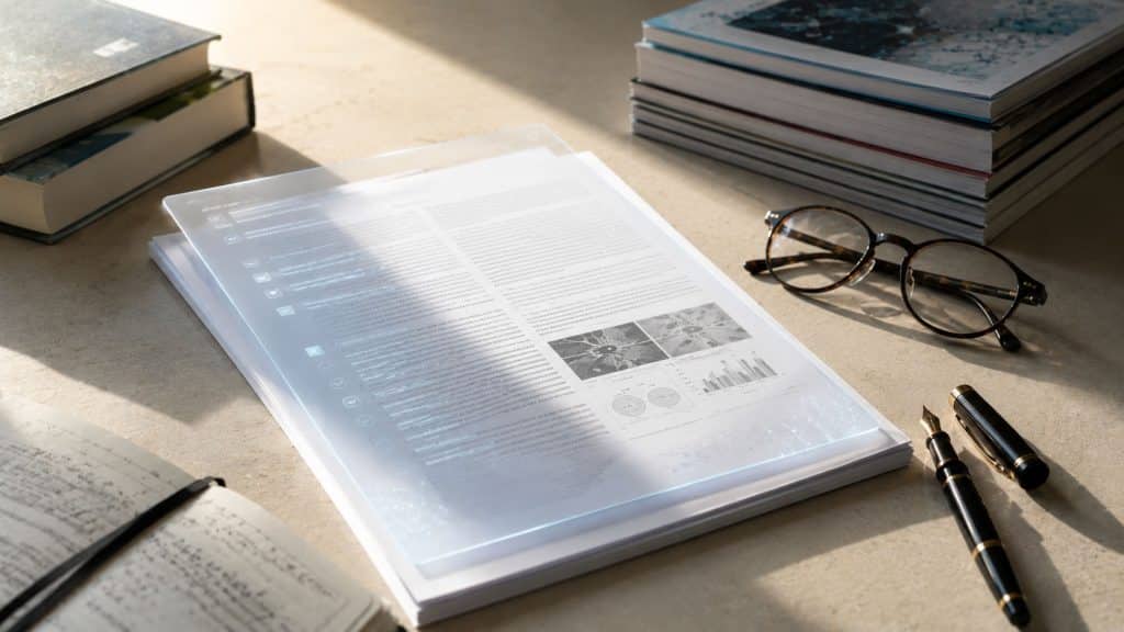 Journal editor evaluating a research manuscript created with AI writing assistance