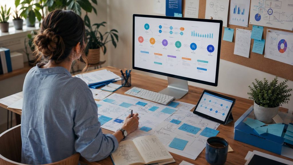 Comparing keyword research tools including Ahrefs, Semrush, and Google Trends