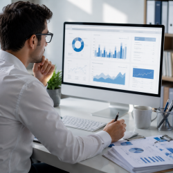 Researcher checking whether a scientific journal is indexed in the official Scopus Sources database